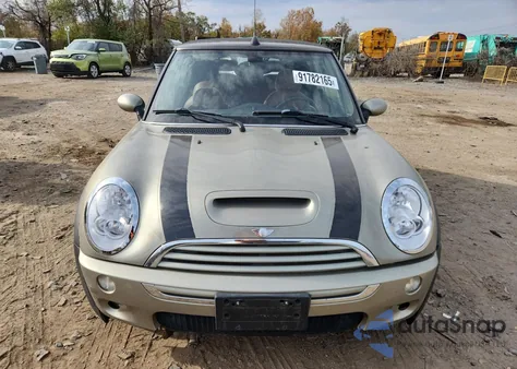2007 Mini Cooper S z USA, uszkodzony, nr VIN WMWRH33517TL94543
